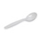 Dixie Plastic Cutlery, Heavyweight Soup Spoons, White, 100PK SH207 - alternate 2
